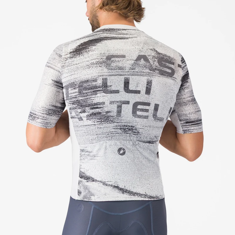 Maglia Castelli Stratus Logo - Bianco