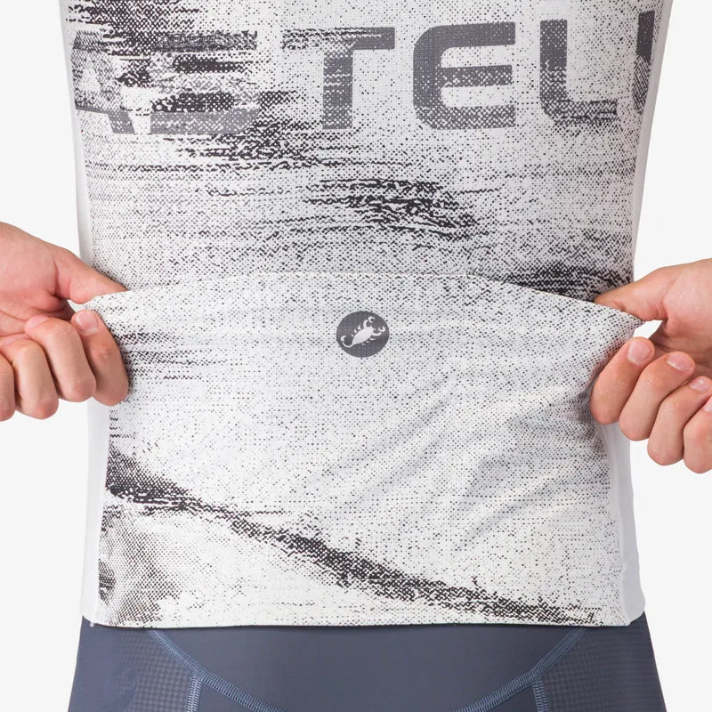 Maglia Castelli Stratus Logo - Bianco
