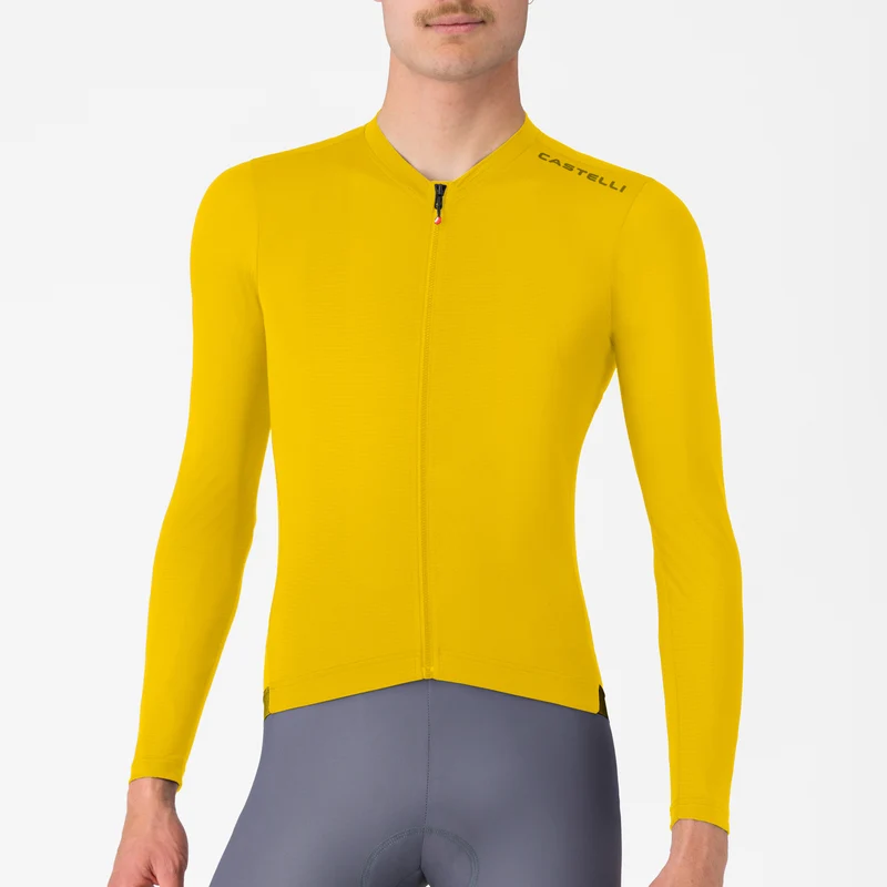 Maglia maniche lunghe Castelli Espresso 2 - Giallo