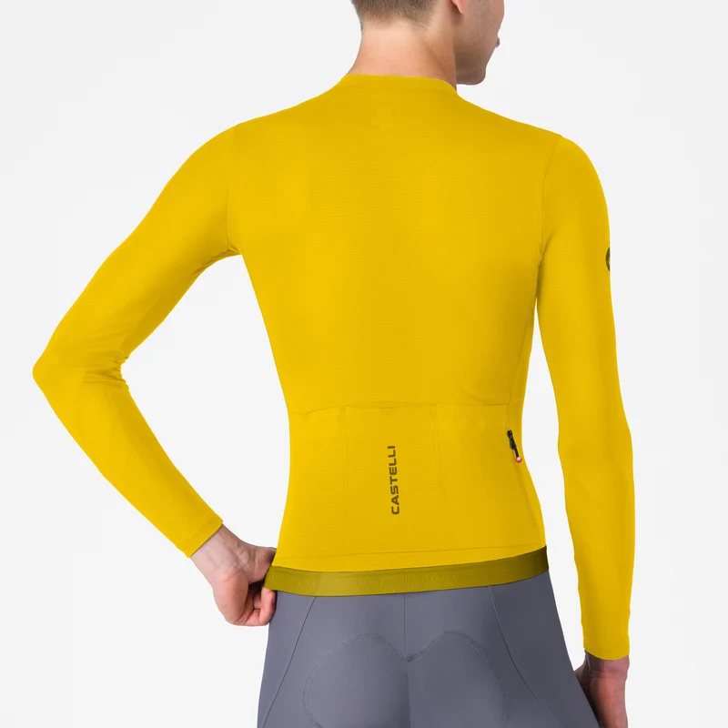 Maglia maniche lunghe Castelli Espresso 2 - Giallo