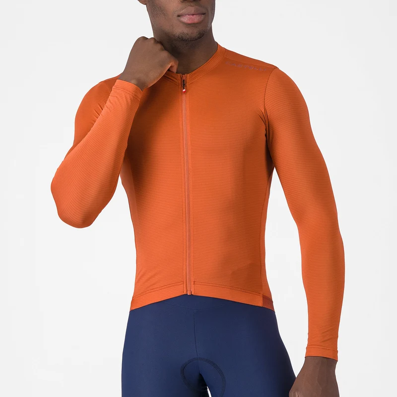 Maglia maniche lunghe Castelli Espresso 2 - Arancio
