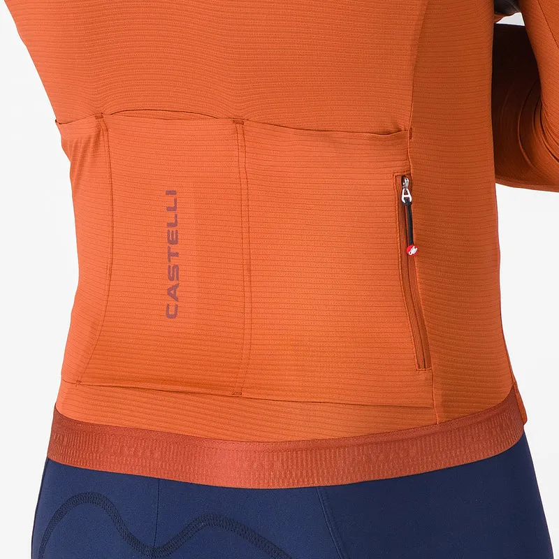 Maglia maniche lunghe Castelli Espresso 2 - Arancio
