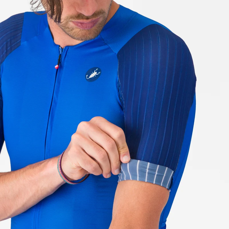 Maglia Castelli Aero Race 8S - Azzurro