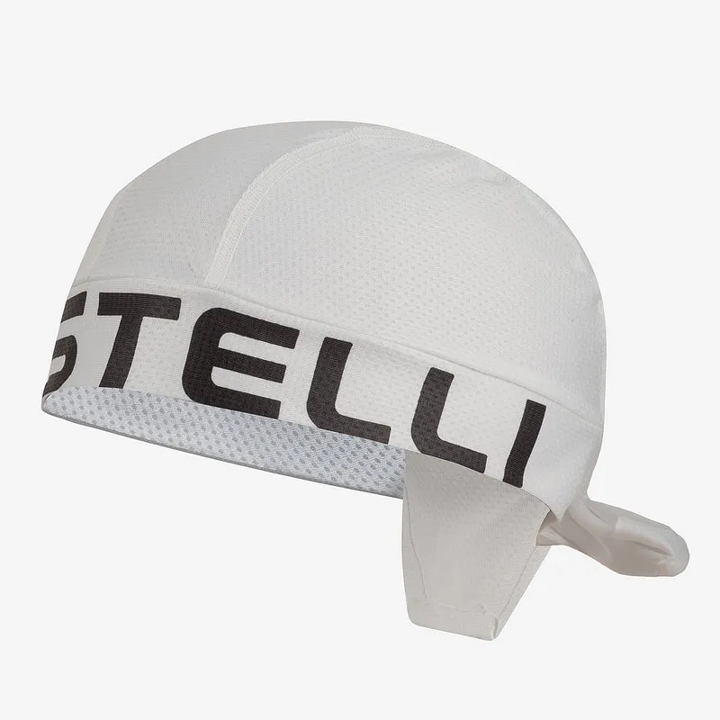 Bandana Castelli Logo - Bianco