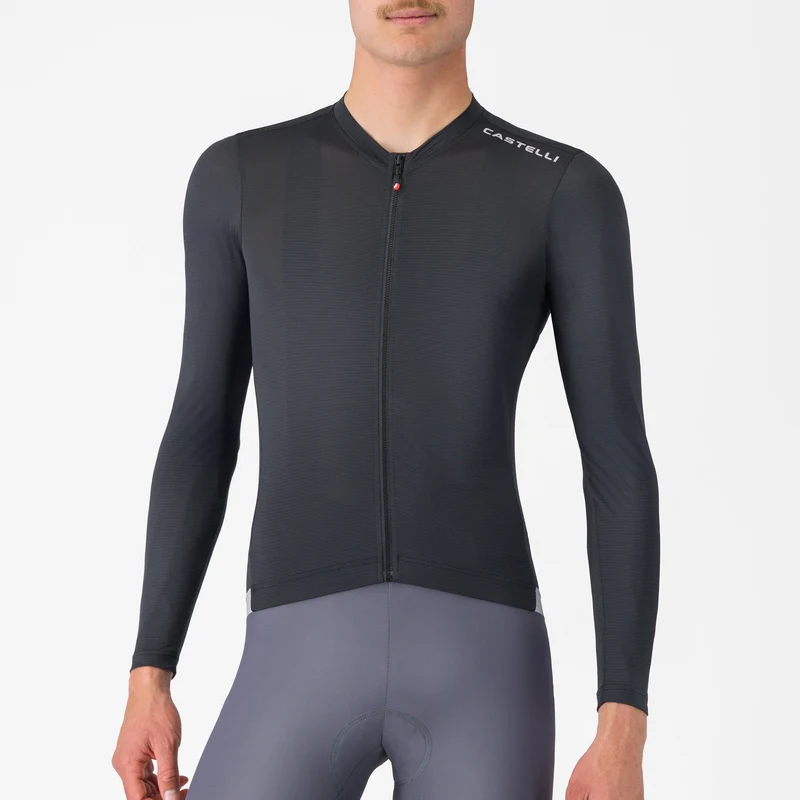 Maglia maniche lunghe Castelli Espresso 2 - Nero