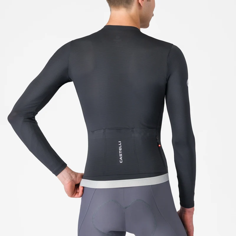 Maglia maniche lunghe Castelli Espresso 2 - Nero