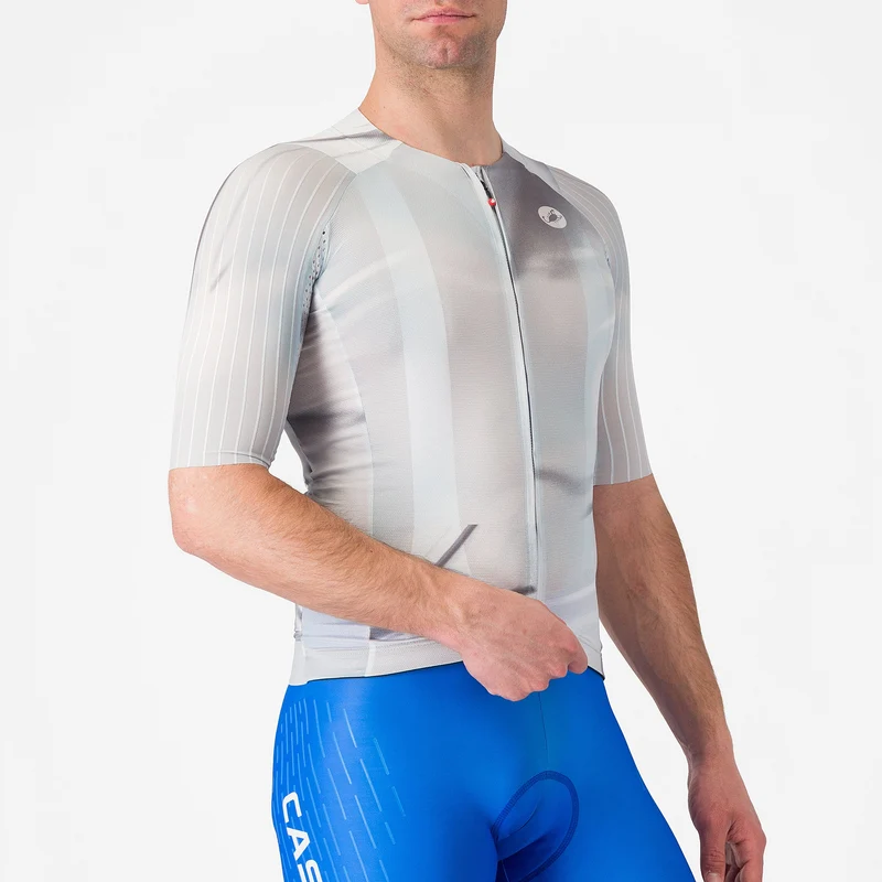 Maglia Castelli Aero Race 8S - Grigio chiaro