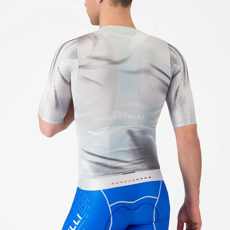 Maglia Castelli Aero Race 8S - Grigio chiaro