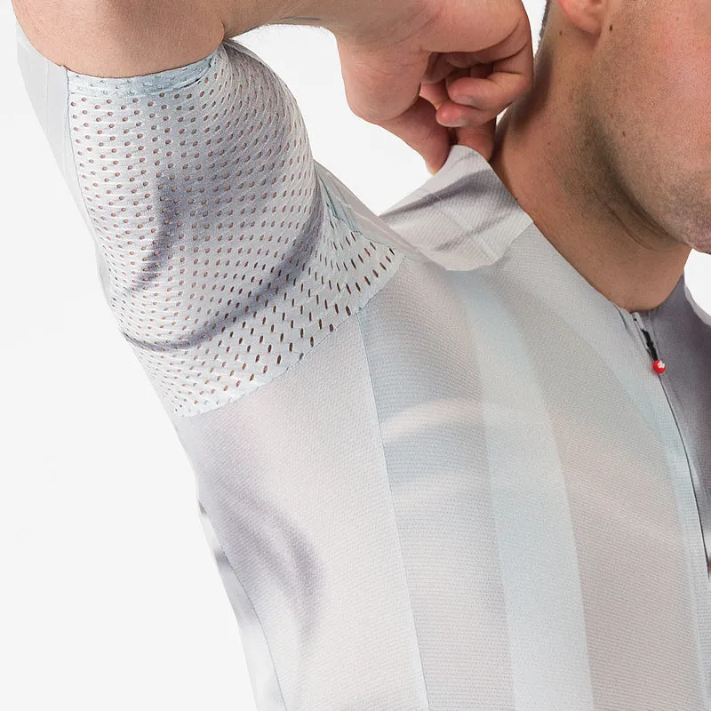 Maglia Castelli Aero Race 8S - Grigio chiaro
