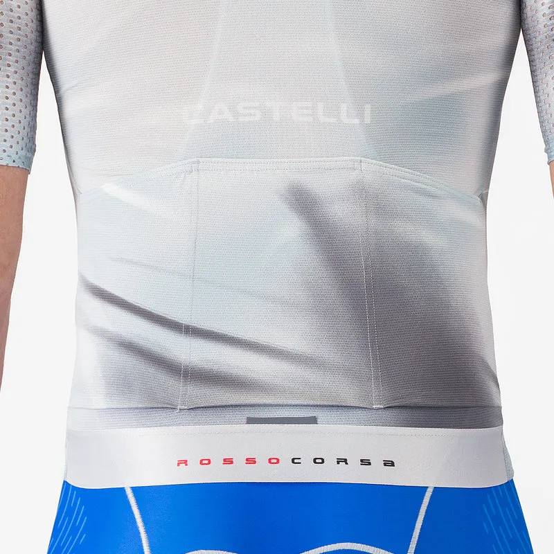 Maglia Castelli Aero Race 8S - Grigio chiaro