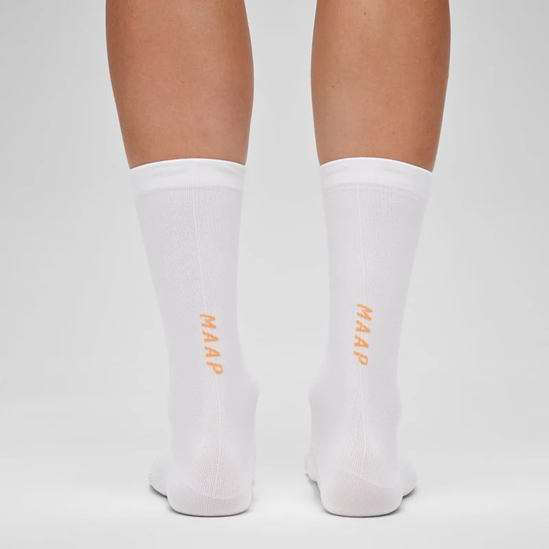 Calze Maap Team Long - Bianco arancio