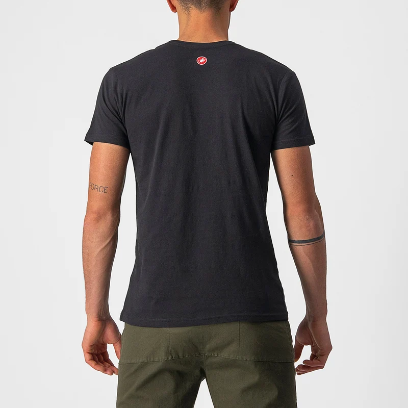 T-Shirt Castelli Ventaglio - Nero