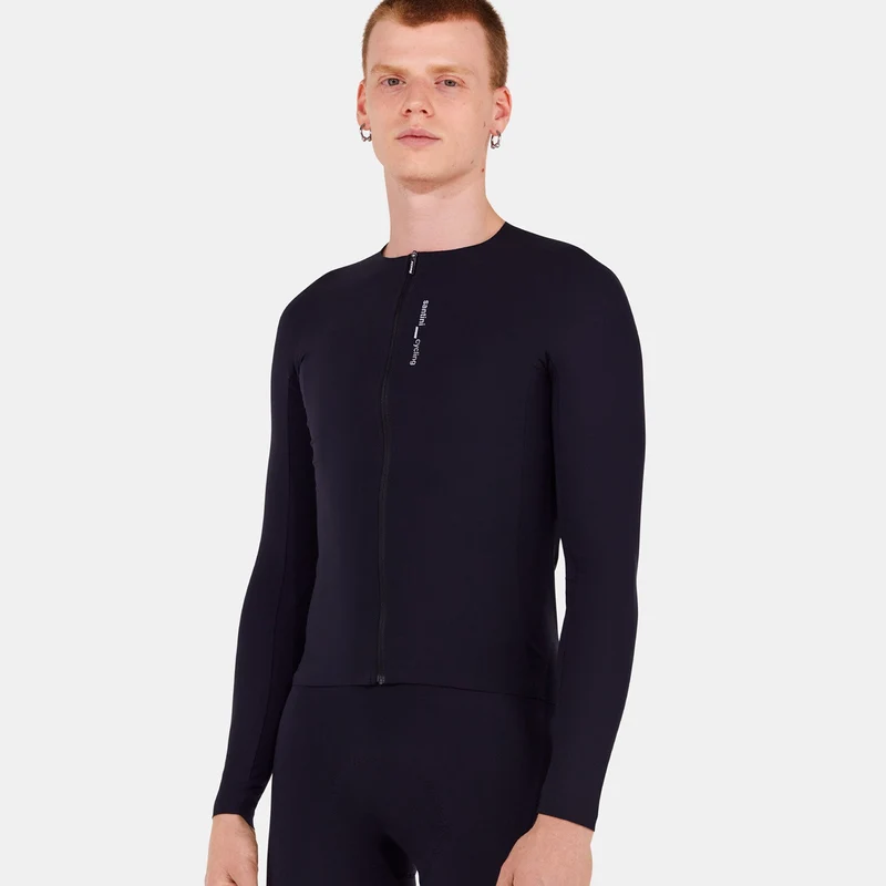 Maglia maniche lunghe Santini Unico - Nero