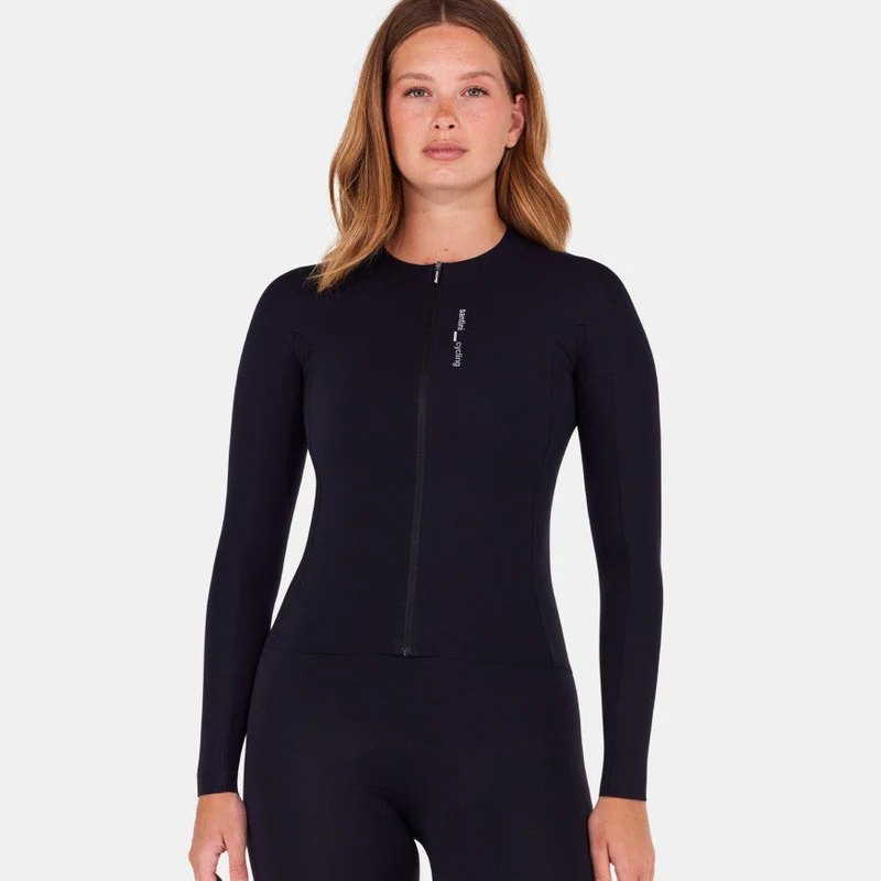 Maglia maniche lunghe Santini Unico - Nero