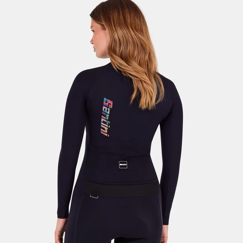 Maglia maniche lunghe Santini Unico - Nero