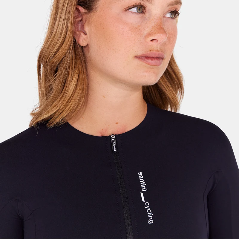 Maglia maniche lunghe Santini Unico - Nero