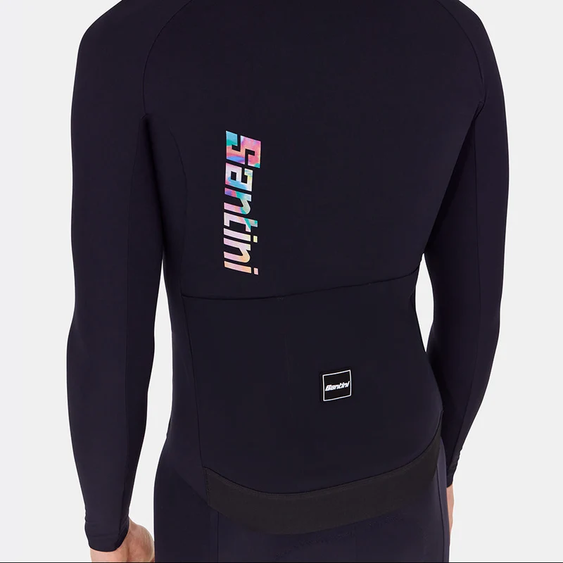 Maglia maniche lunghe Santini Unico - Nero