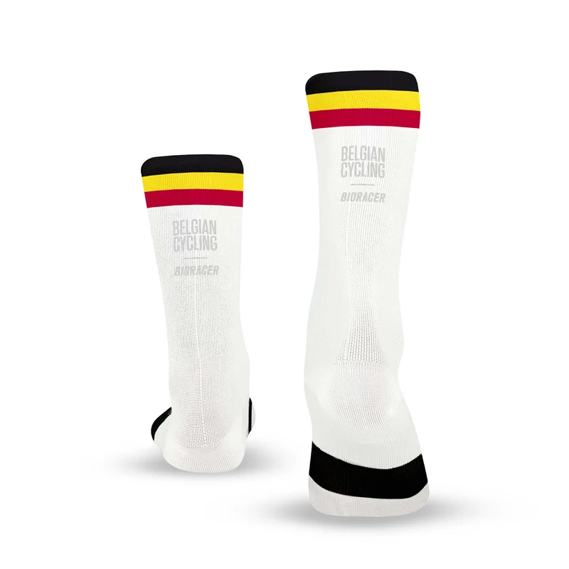 Calze Bioracer Nazionale Belga - Bianco