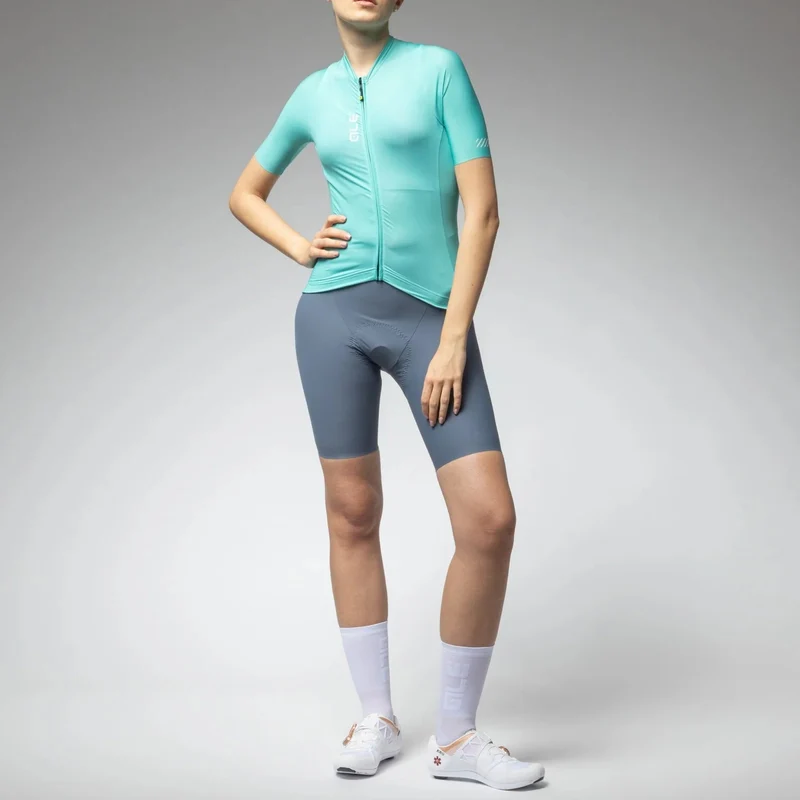 Maglia donna Ale Pragma Color Block - Verde acqua