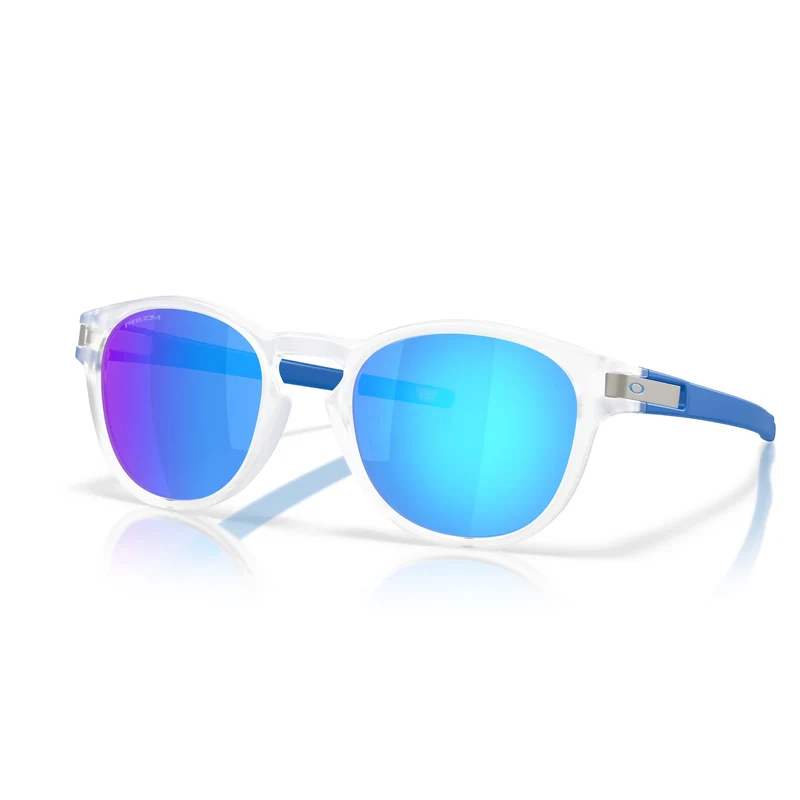 Occhiali Oakley Latch - Matte Clear Prizm Sapphire