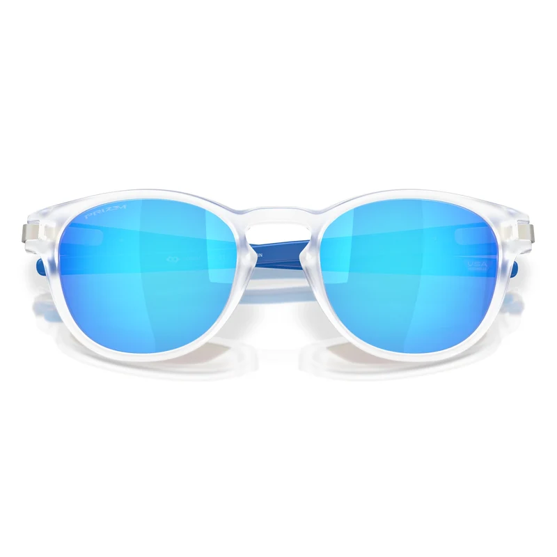 Occhiali Oakley Latch - Matte Clear Prizm Sapphire