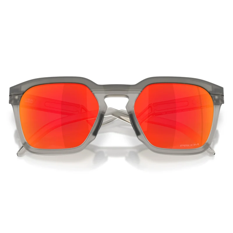Occhiali Oakley HSTN SQ - Matte Grey Smoke Prizm Ruby