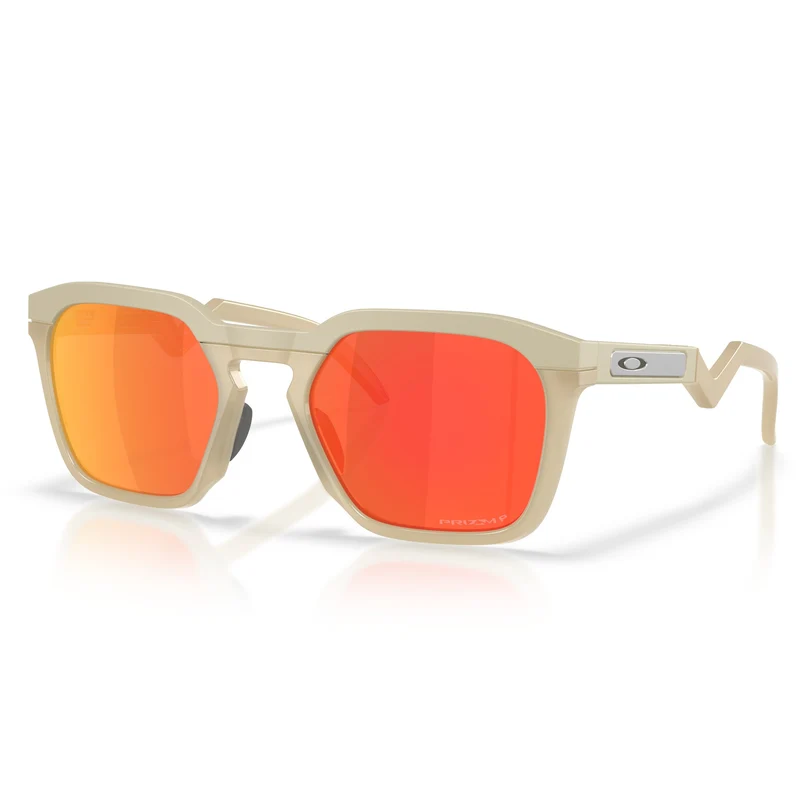 Occhiali Oakley HSTN SQ - Matte Sand Prizm Ruby Polarized