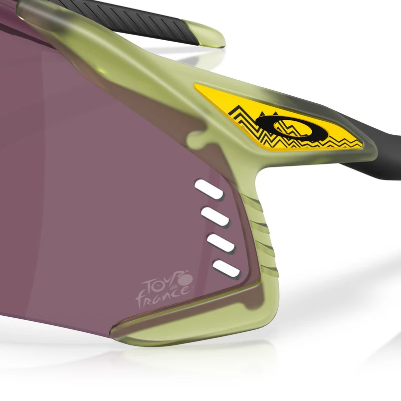 Occhiali Oakley Velo Kato Tour de France - Matte Trans Fern Prizm Road Black