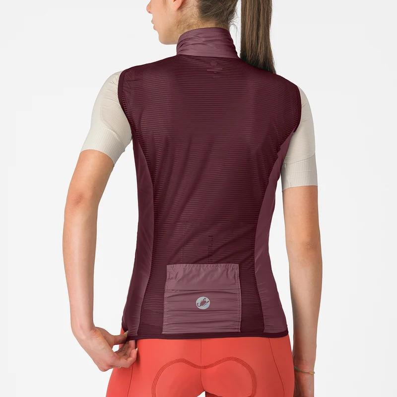 Gilet donna Castelli Aria 2 - Bordeaux