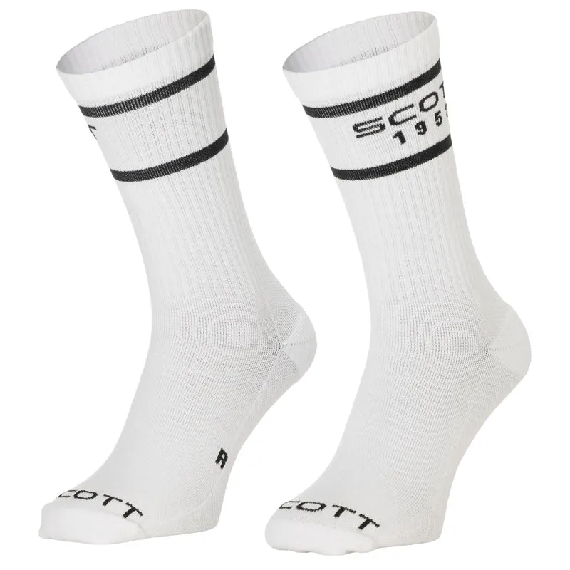 Calze Scott Retro Casual 3 pezzi - Bianco