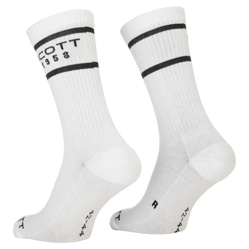 Calze Scott Retro Casual 3 pezzi - Bianco