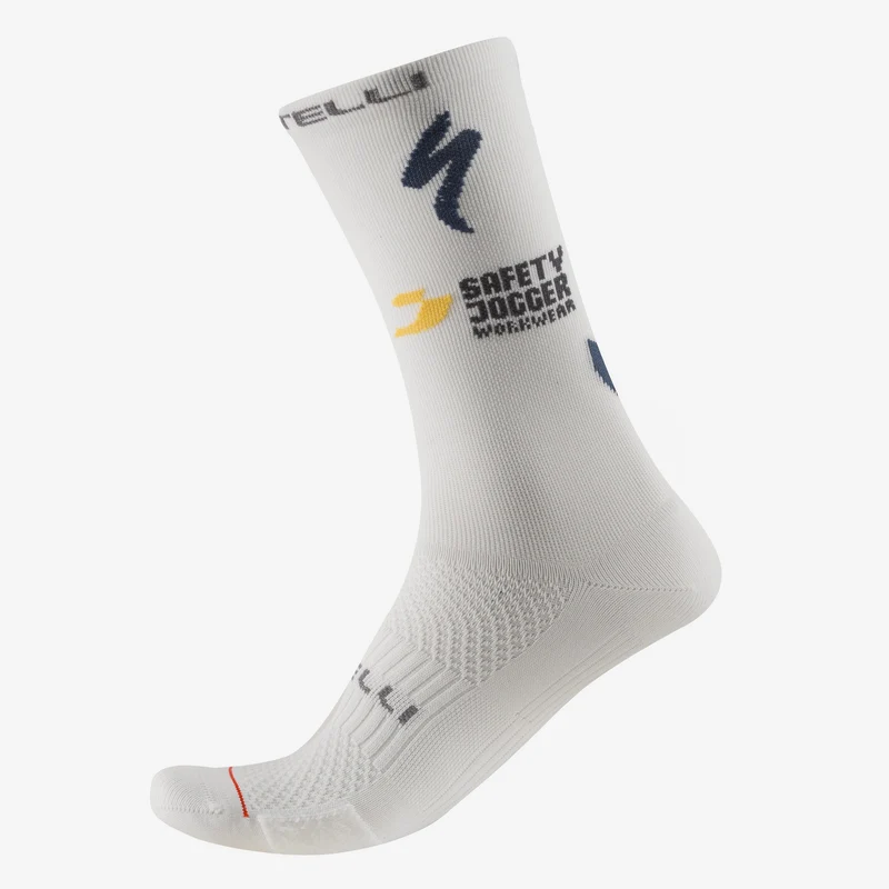 Calze Castelli Soudal Quick-Step 2026 Rosso Corsa Pro 18