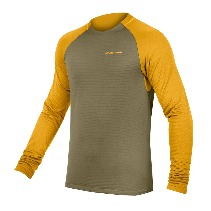 Maglia maniche lunghe Endura Singletrack Fleece - Verde