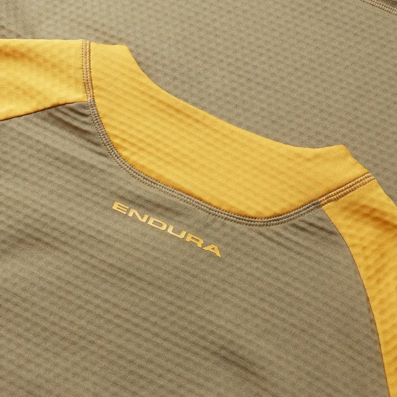 Maglia maniche lunghe Endura Singletrack Fleece - Verde