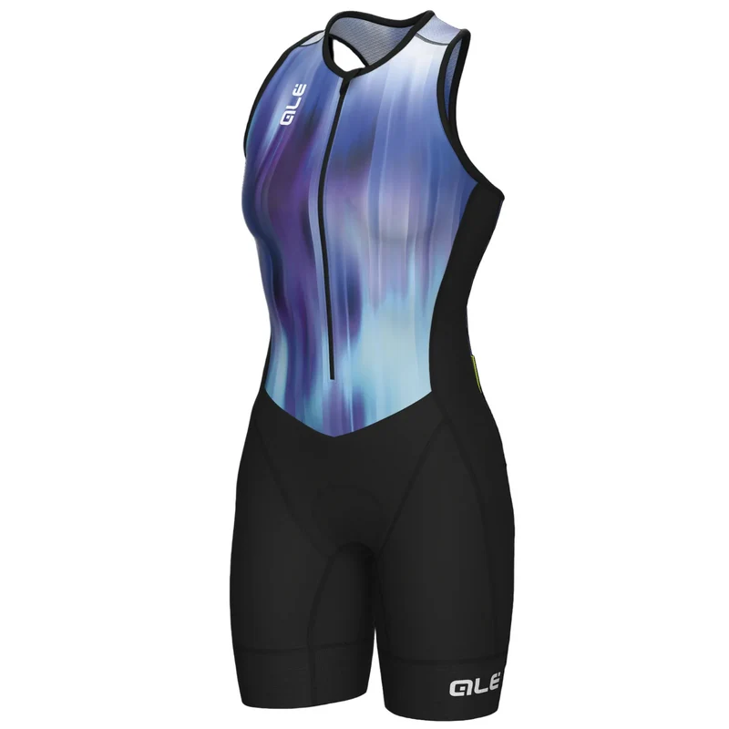 Body donna senza maniche Ale Tri Crazy - Blu
