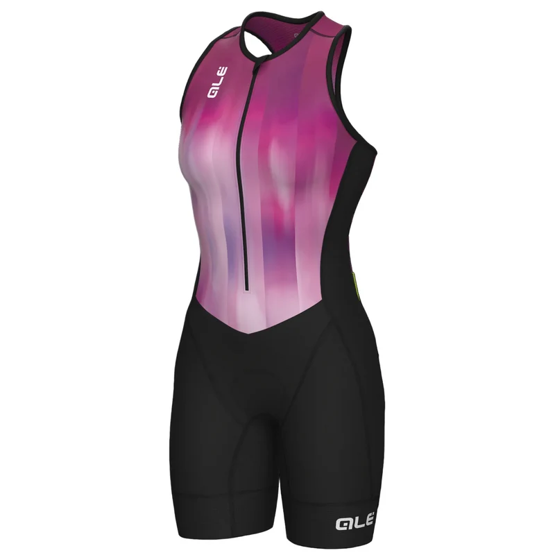 Body donna senza maniche Ale Tri Crazy - Rosa