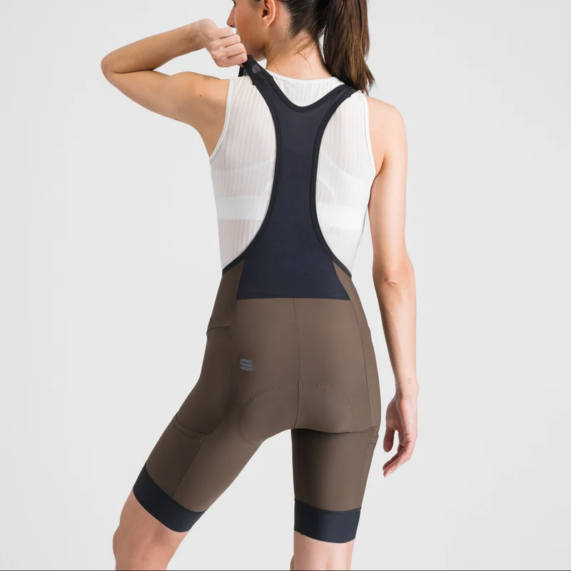 Salopette donna Sportful Giara 2 - Marrone scuro
