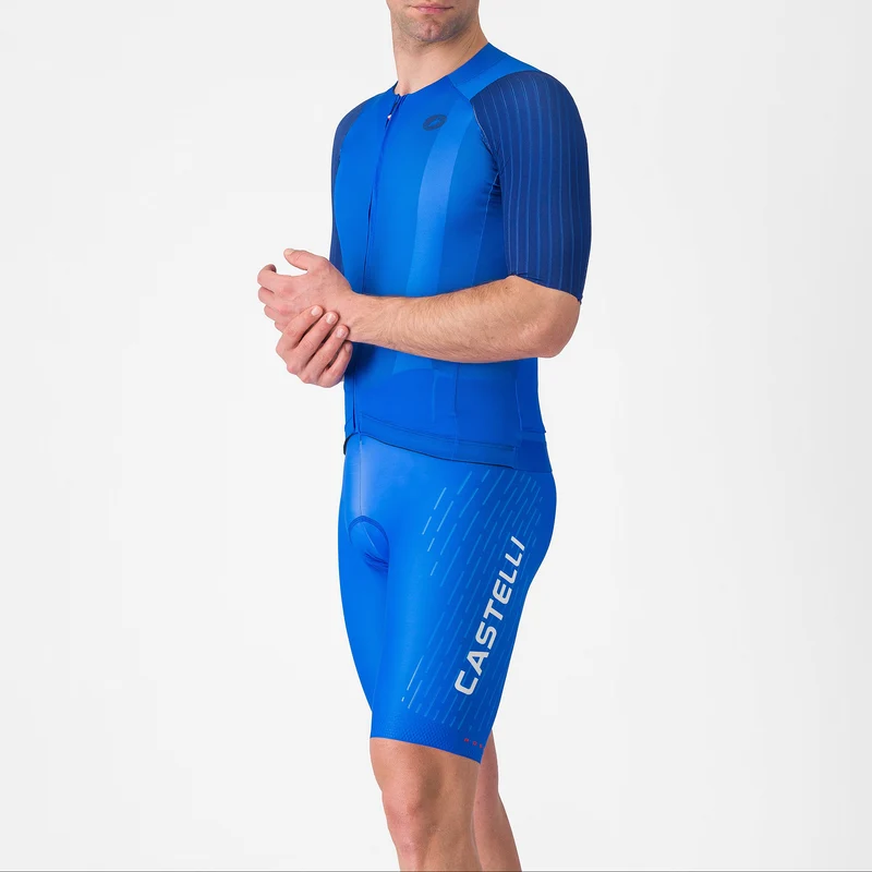 Salopette Castelli Free Aero Race S Kit - Azzurro