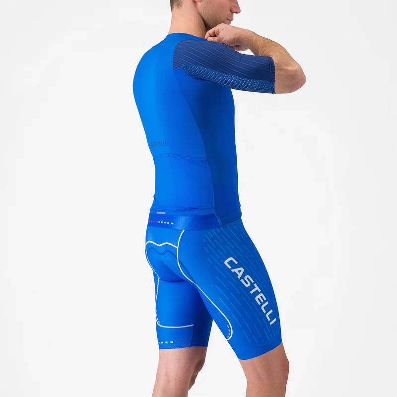 Salopette Castelli Free Aero Race S Kit - Azzurro