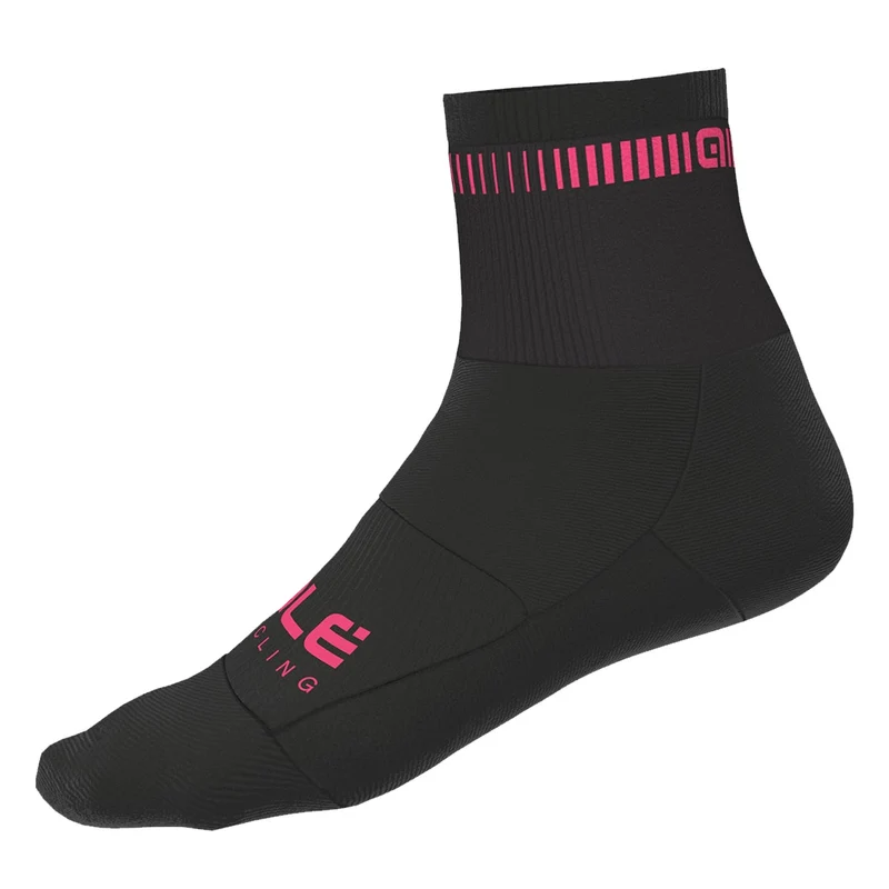 Calze Ale Logo Q-skin - Nero rosa