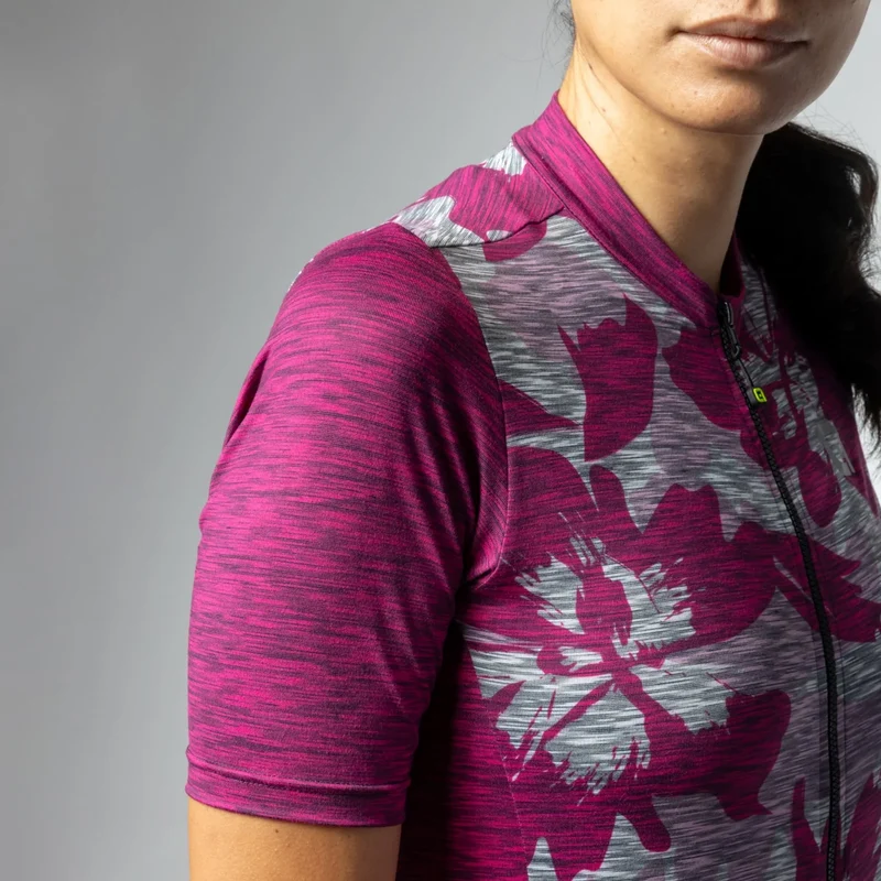 Maglia donna Ale Off Road Gravel Sunrise - Fucsia