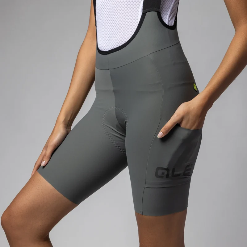 Salopette donna Ale Off Road Gravel Pro - Grigio chiaro