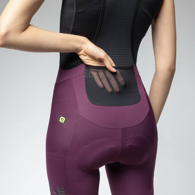 Salopette donna Ale Off Road Gravel Pro - Viola