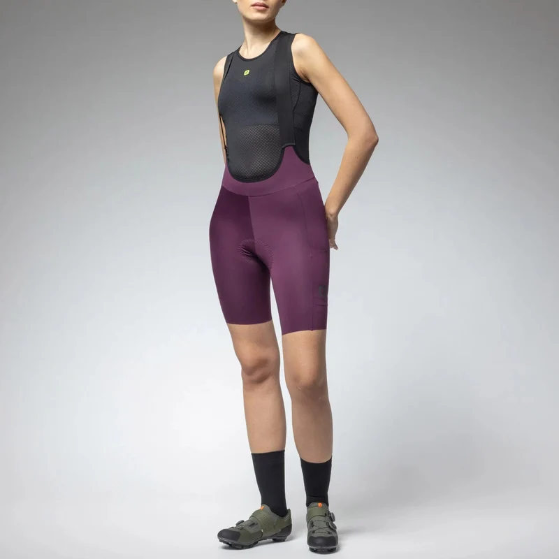 Salopette donna Ale Off Road Gravel Pro - Viola