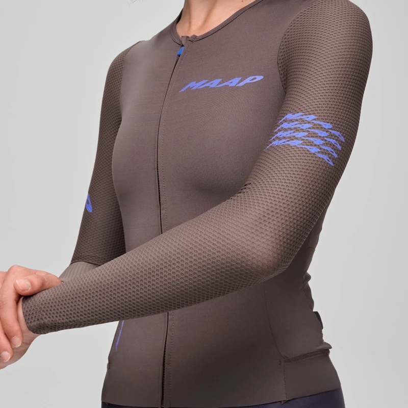 Maglia maniche lunghe donna Maap Emerge - Marrone