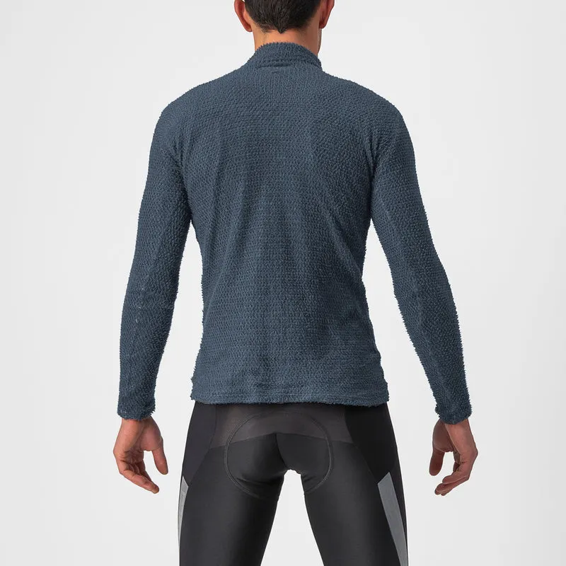Maglia intima maniche lunghe Castelli Cold Days 2nd Layer - Blu