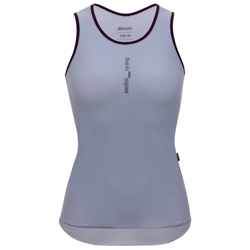Maglia intima donna senza maniche Santini Delta - Grigio