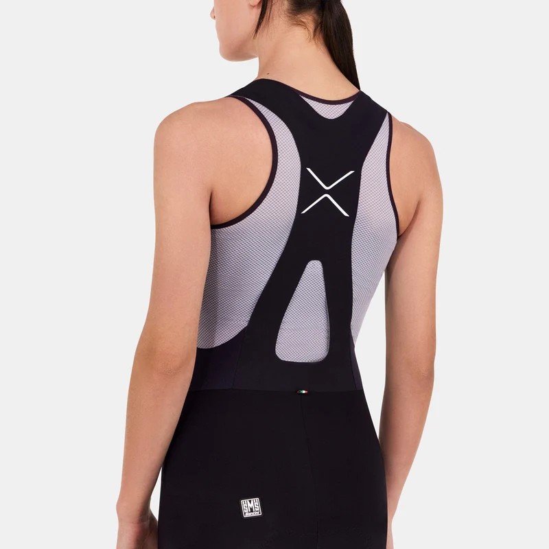 Maglia intima donna senza maniche Santini Delta - Grigio