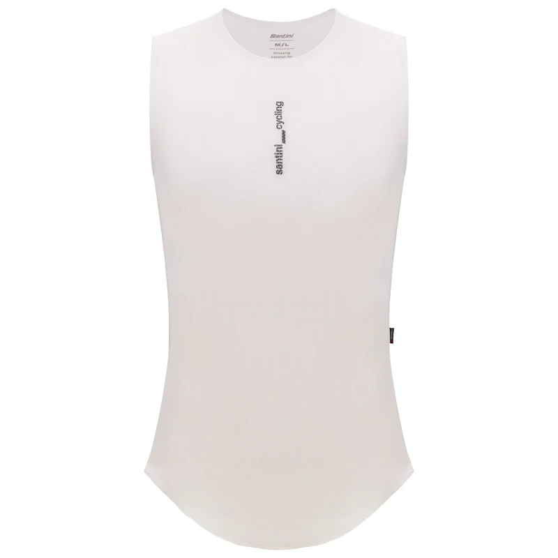 Maglia intima senza maniche Santini Delta - Bianco