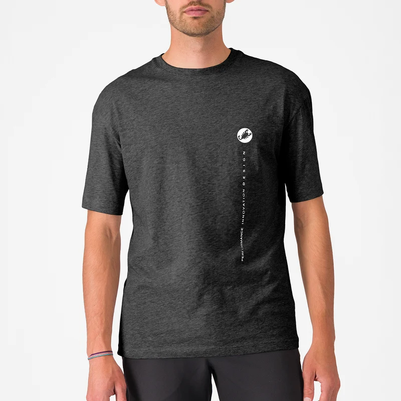 T-Shirt Castelli Innovation Logo - Nero